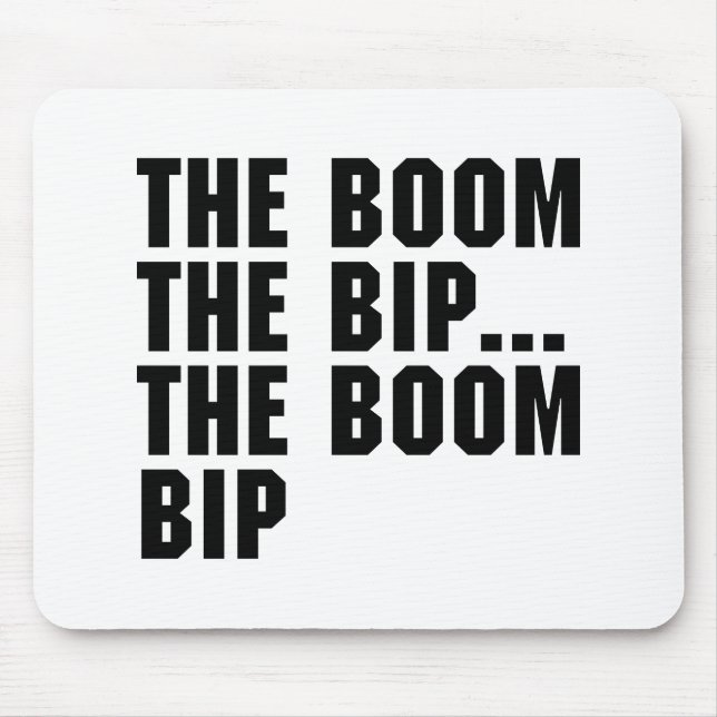 The Boom Bip Mouse Pad (Front)