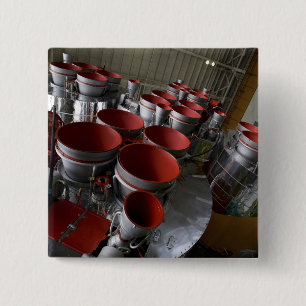 The boosters of the Soyuz TMA-14 spacecraft 2 15 Cm Square Badge