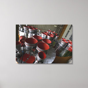 The boosters of the Soyuz TMA-14 spacecraft 2 Canvas Print
