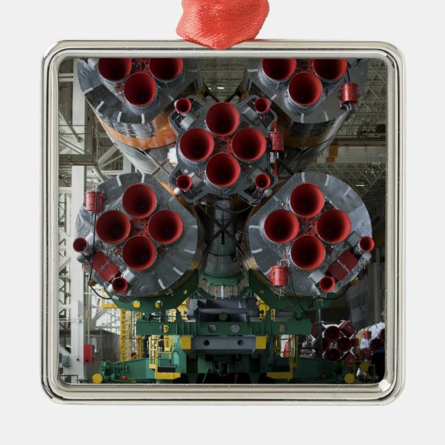 The boosters of the Soyuz TMA-14 spacecraft Metal Tree Decoration (Front)