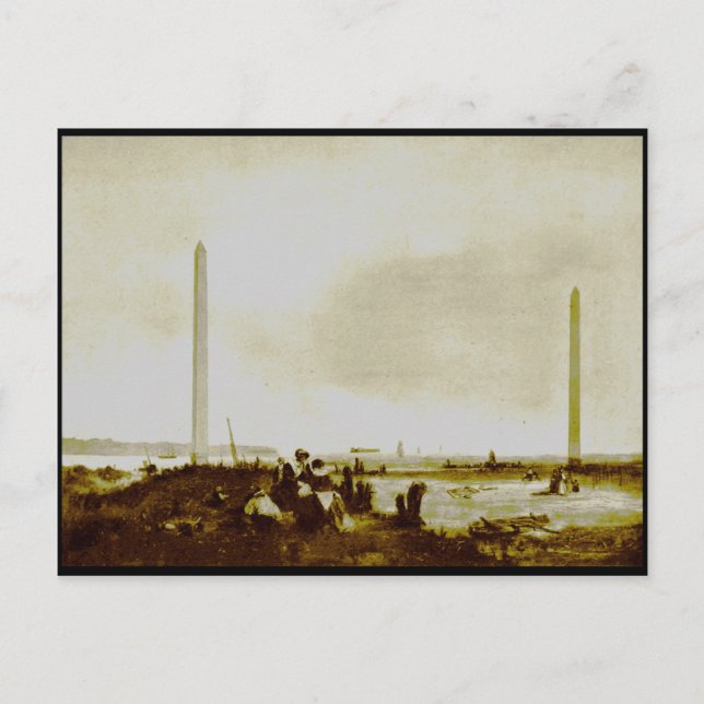 The Bootle Landmarks, around 1830 Postcard (Front)