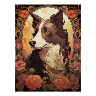 The Border Collie Dog 002 - Natalia Mucha Poster