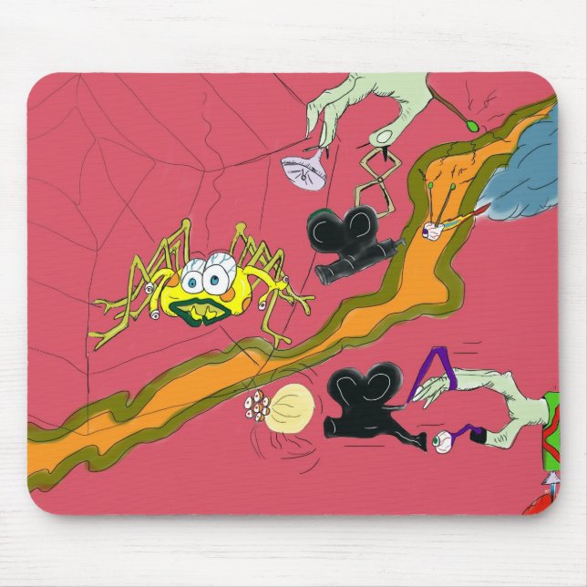 The Bored Film Maker Mouse Pad (Front)