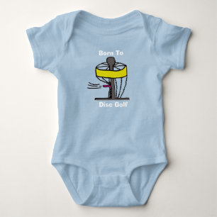 The Born to Disc Golf baby onsie Bodysuit