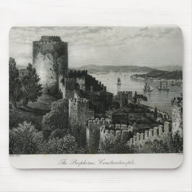 The Bosphorus, Constantinople Mouse Pad (Front)