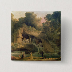 The Bosquet des Bains d'Apollo 15 Cm Square Badge