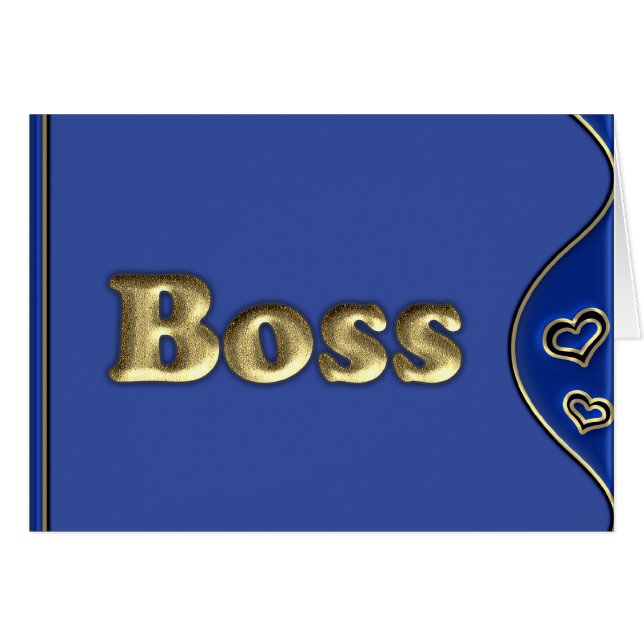 The Boss (Front Horizontal)
