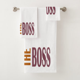 THE BOSS BATH TOWEL SET