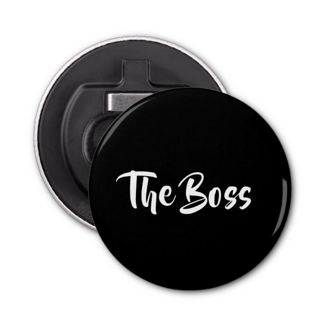 THE BOSS BOTTLE OPENER (Front)