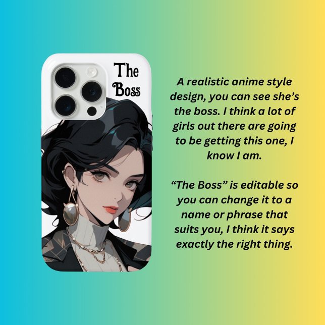 The Boss  Case-Mate iPhone Case (Creator Uploaded)