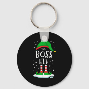 The Boss Elf Christmas Family Matching Xmas Group  Key Ring