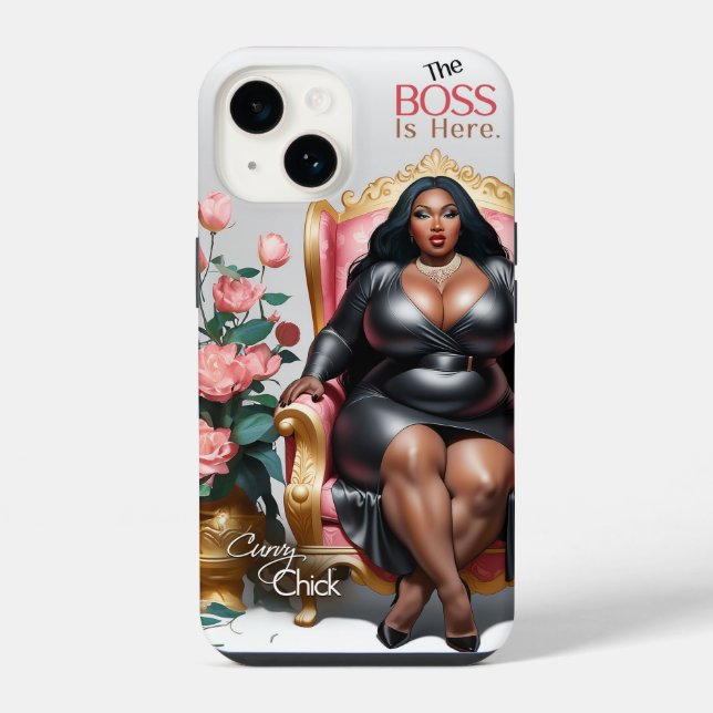 The Boss Is Here iPhone Case (Back)