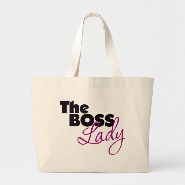 The Boss Lady Large Tote Bag (Front)
