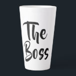 THE BOSS LATTE MUG<br><div class="desc">An ideal gift for your boss or a fun gift for your partner.</div>