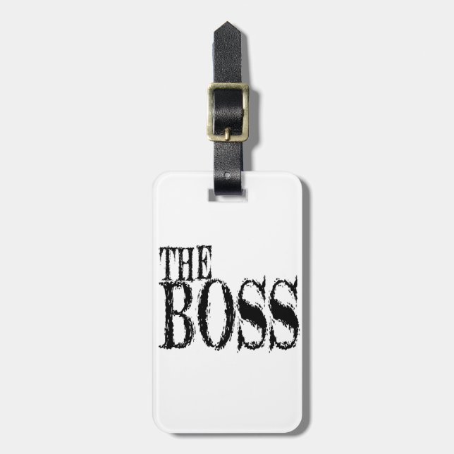 The Boss Luggage Tag (Front Vertical)