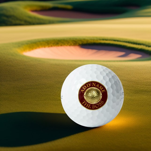 The Boss - Personalised Titleist Pro V1 Golf Balls (Creator Uploaded)