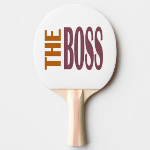 THE BOSS PING PONG PADDLE