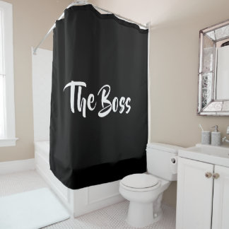 THE BOSS SHOWER CURTAIN
