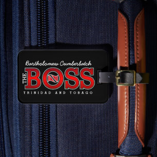 The Boss Trinidad & Tobago Luggage Tag