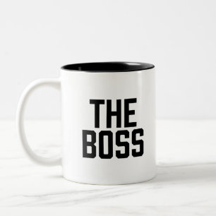 The Boss Two-Tone Coffee Mug