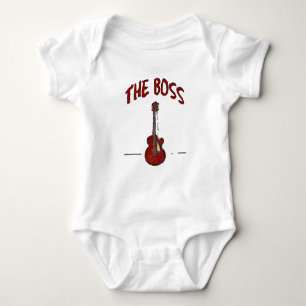 The Boss, with Guitar Baby Bodysuit