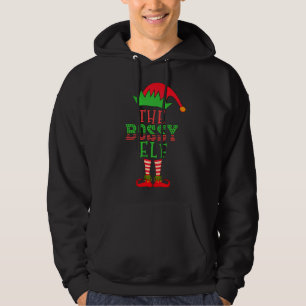 The Bossy Elf Christmas Family Matching Pajama Hoodie