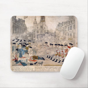 The Boston Massacre Paul Revere King Street Mouse Pad