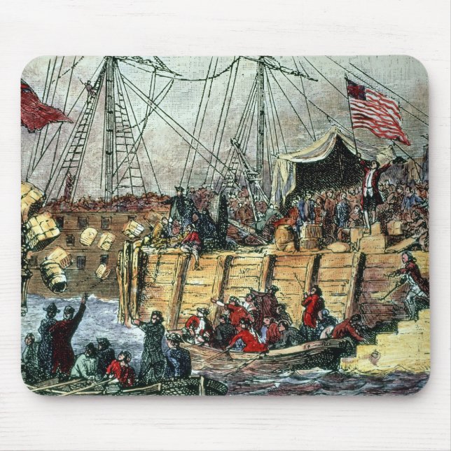 The Boston Tea Party, 16th December 1773 Mouse Pad (Front)