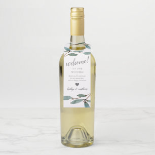 The Botanical Bliss Wedding Collection Bottle Tag