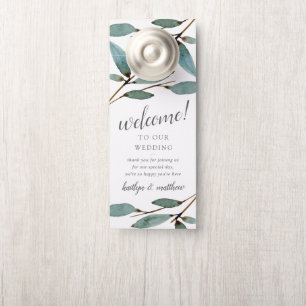 The Botanical Bliss Wedding Collection Door Hanger