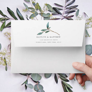 The Botanical Bliss Wedding Collection Envelope