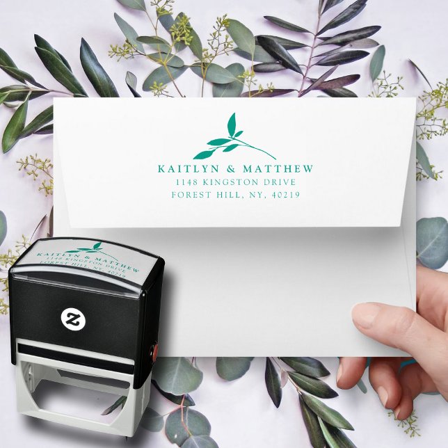 The Botanical Bliss Wedding Collection Self-inking Stamp (Creator Uploaded)