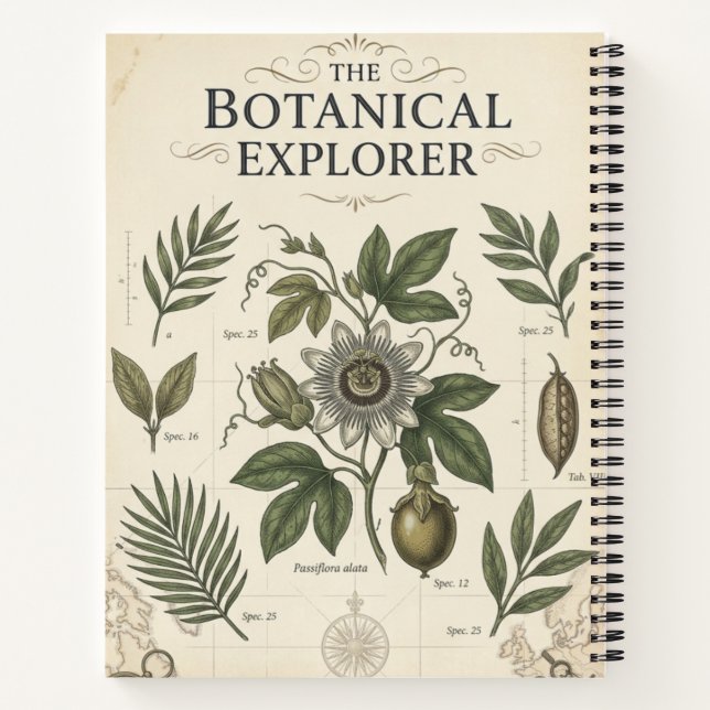 The Botanical Explorer Notebook (Back)