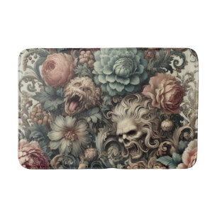 The Botanist’s Curse – Gothic Victorian Floral Bath Mat