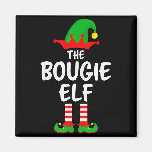 The Bougie Elf Matching Family Christmas Magnet