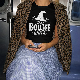 The Boujee Witch Matching Halloween Design T-Shirt