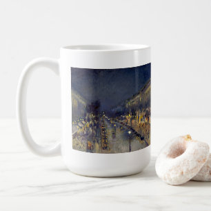 The Boulevard Montmartre at Night Pissarro  Coffee Mug