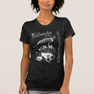 The Boulevardier B & W womens T-Shirt