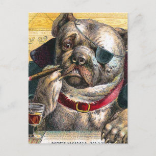 The Bouncer Dog Postcard