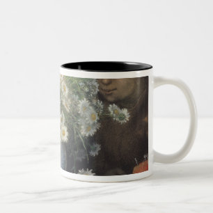 The Bouquet of Margueritas, 1866 Two-Tone Coffee Mug