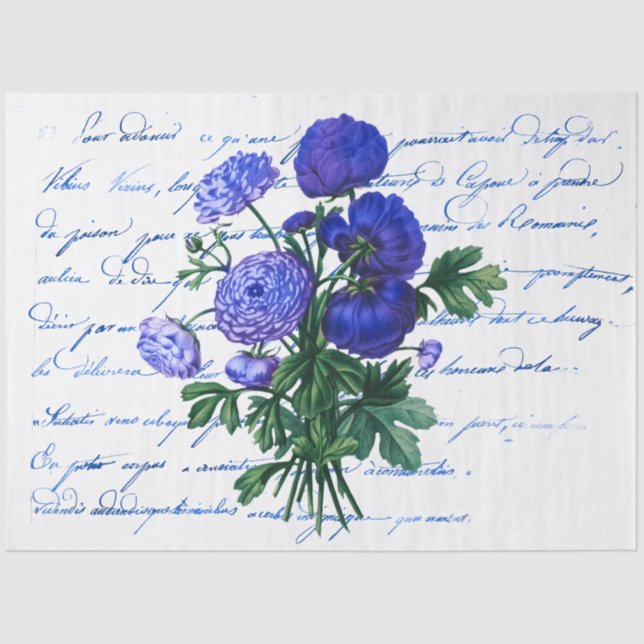 The Bouquet Series Design 106 Tissue Paper (Front)