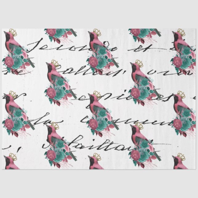 The Bouquet Series Design 110 Tissue Paper (Front)