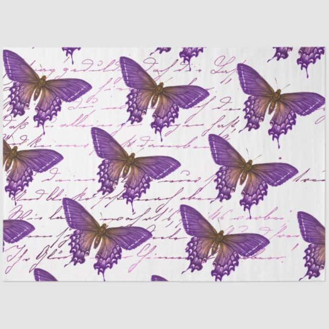 The Bouquet Series Design 129 Tissue Paper (Front)