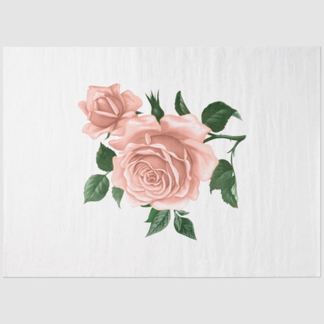 The Bouquet Series Design 177 Tissue Paper (Front)
