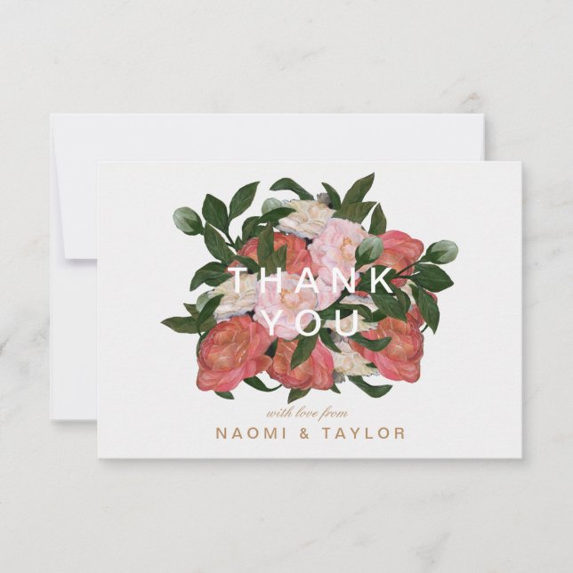 The Bouquet / Thank You Card (Front)