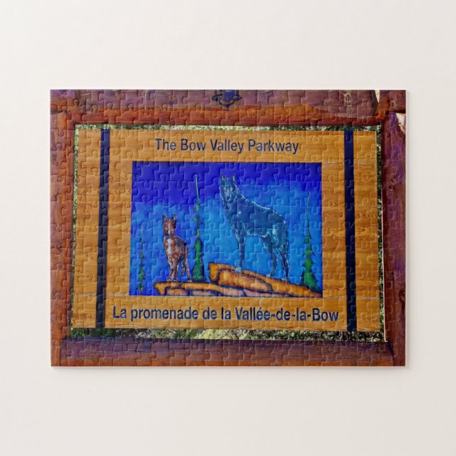 The Bow Valley Parkway Banff. Jigsaw Puzzle (Horizontal)