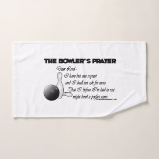 The Bowler's Prayer Hand Towel