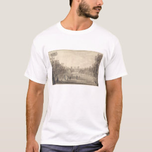 The Bowling Green at Claremont, 1738 (engraving) T-Shirt