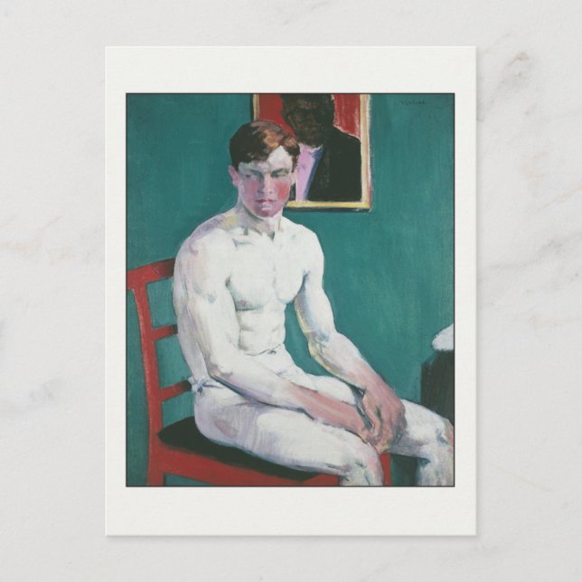 The Boxer by Francis Cadell Fine Art Gay Postcard (Front)