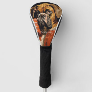 The Boxer Dog 002 - Odessa Leyendecker Golf Head Cover